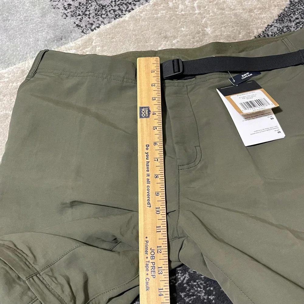 The North Face Paramount Trail Convertible Pants Mens 40x32 Green Hiking UPF New